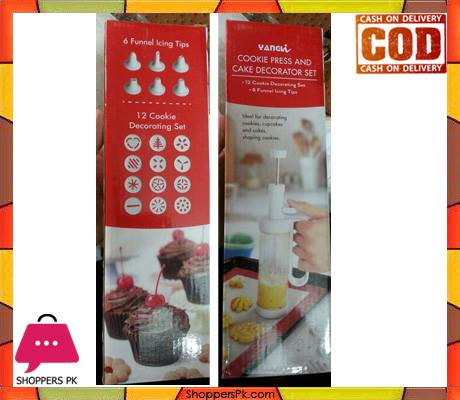 Cookie Press and Cake Decorator Set