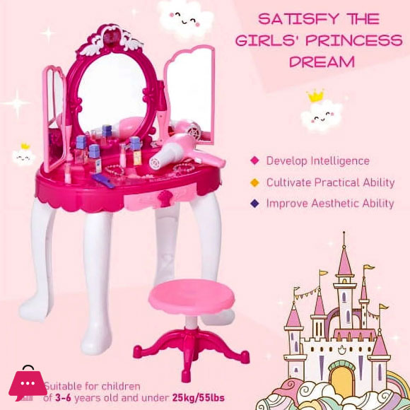 Dressing Set of Baby Girl with Remote Control & MP3 Input