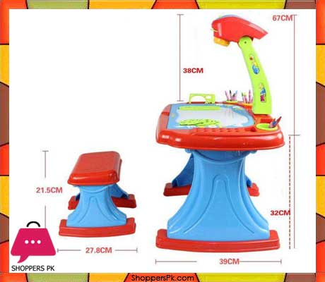 Kids Projector Desk with Chair