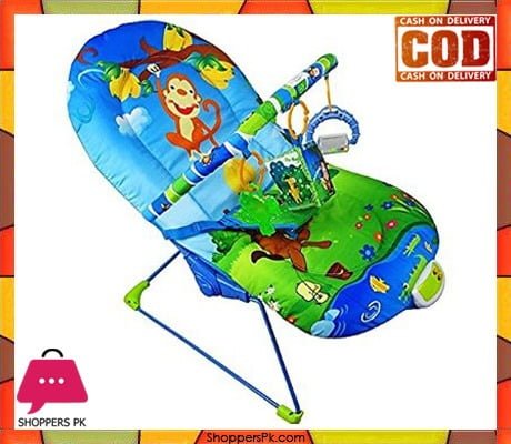 Musical Baby Bouncer Rocker with Vibration and toys