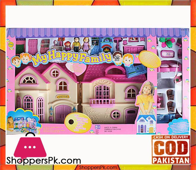 My Happy Family Doll House Play Set