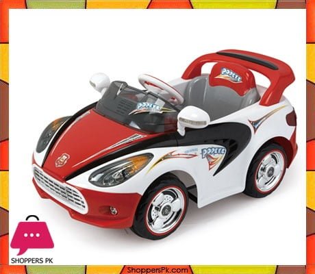 Battery Operated Car JY-20C8 - Red/White