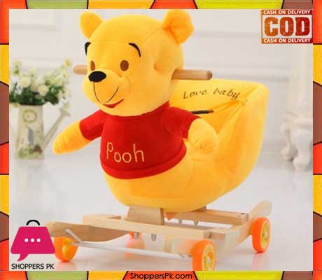 Rocking Pooh Ride with Wheel