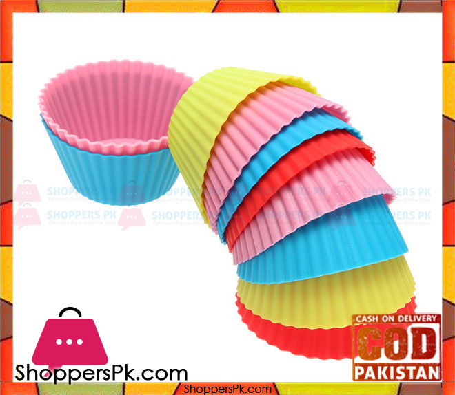 Silicone Cupcake Mold 6 Pcs