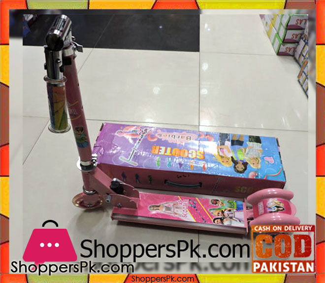 Barbie Flashing musical scooter