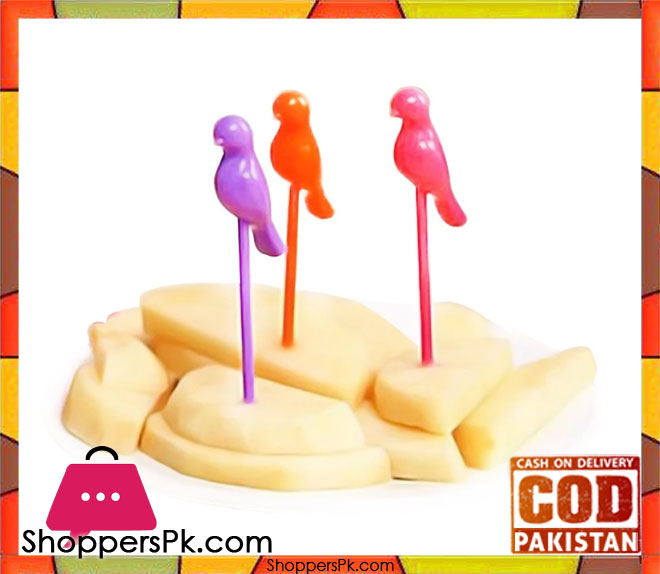 Bird Fruit Forks Stick