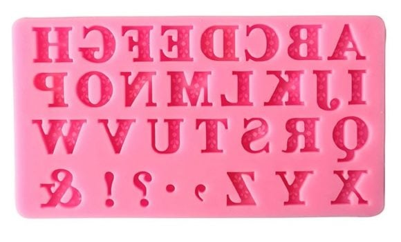 Silicone Alphabet Letter