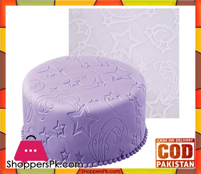 Star Power Fondant Imprint Silicone Mat 20×20