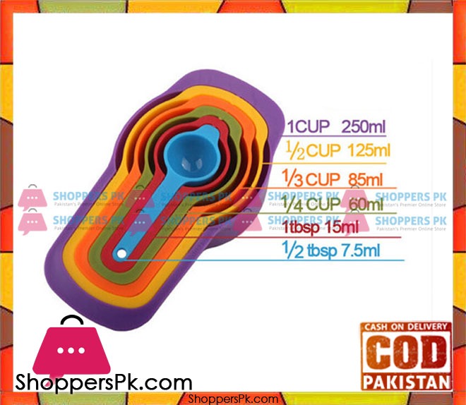 Yangi Measuring Cup and Spoon Set 6 pcs