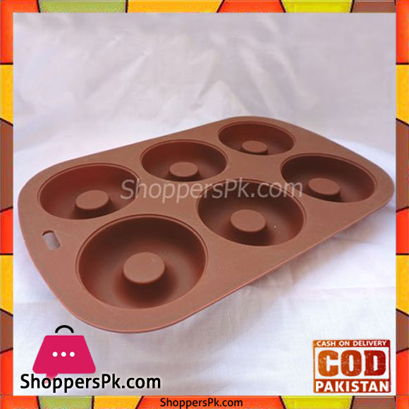 Silicone Donut Baking Pan 11 x 7 Inch