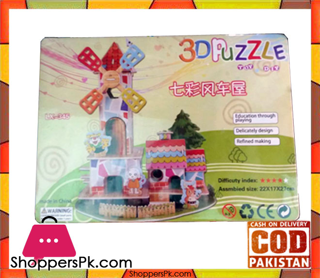 3D Super Puzzle 4 Sheet Farm House