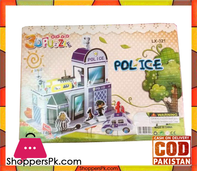 3D Super Puzzle 4 Sheet Police