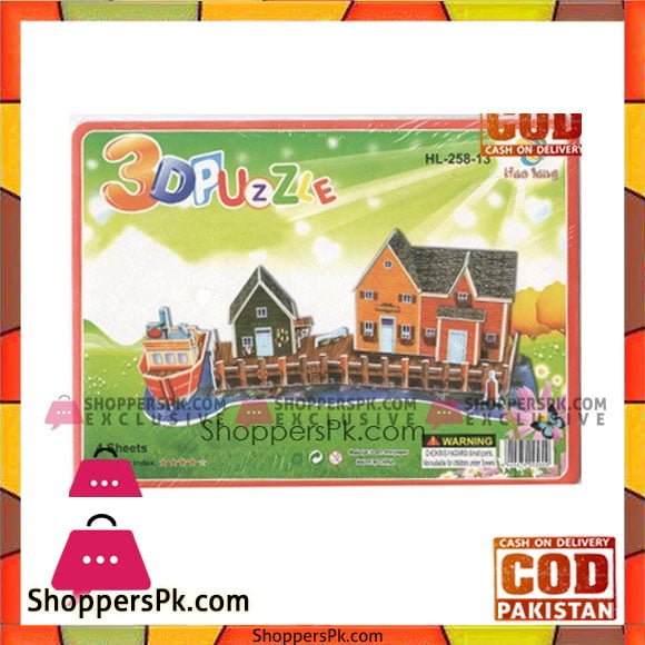 3D Super Puzzle 4 Sheet Home Shop