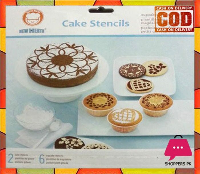 Cake Stencils 8 Pcs