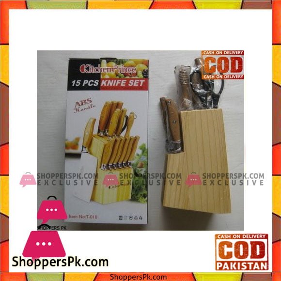 Kitchen Prince 15 Pcs Knife Set