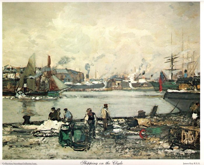 Landscape Painting Print with Frame 1 - 12x10 Inch