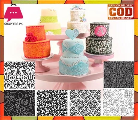 Cake Texture Sheet Set Floral