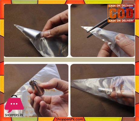 100 PCS Decorating Icing Piping Bag Disposable (Large)