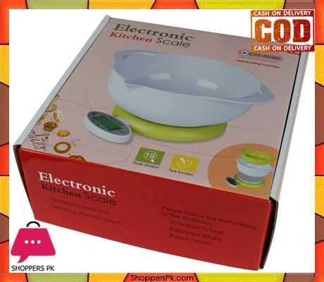Electronic Kitchen Scale 2 Bowl 5kg x 1g
