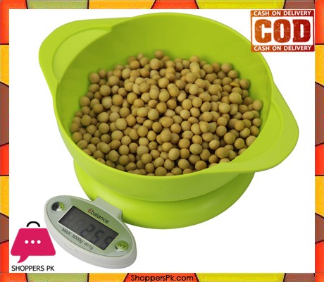 Electronic Kitchen Scale 2 Bowl 5kg x 1g