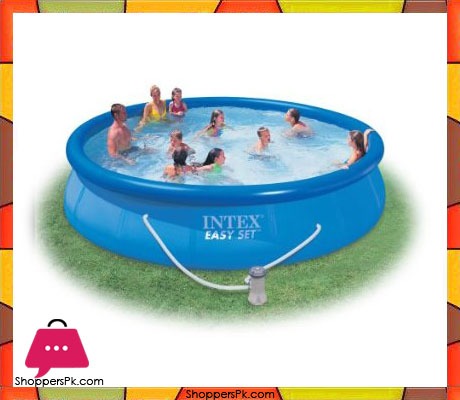 Intex Easy Set 15-Foot-by-36-Inch Round Pool Set - 56411
