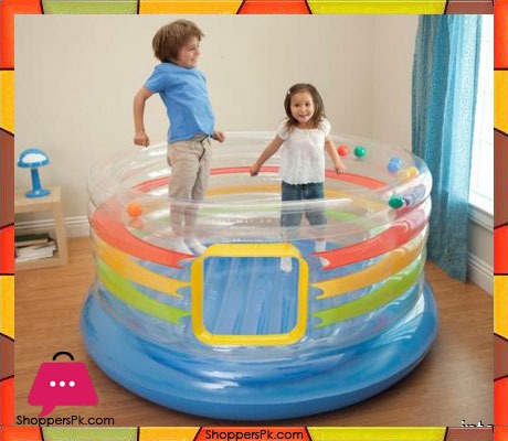 Intex Jump-O-Lene Transparent Ring Bouncer - Age 3+ - 48264