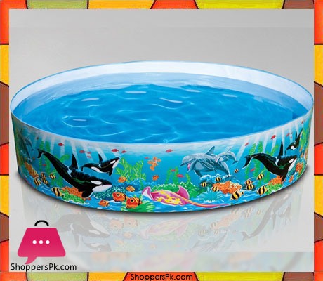 Intex Ocean Reef Snapset Pool - 6 Feet x 13 Inch - Age 3+ - 58461