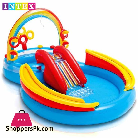 Intex Rainbow Ring Inflatable Play Center - 57453