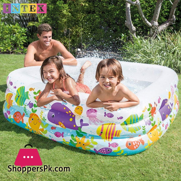 Intex Swim Center Clearview Aquarium Inflatable Pool 5.2 x 1.6 Feet - 57471