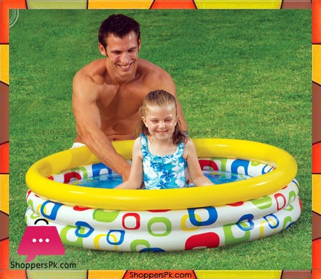 Intex Kids Wild Geometry Pool - 3.75 Feet x 10 Inch - Age 2+ - 59419