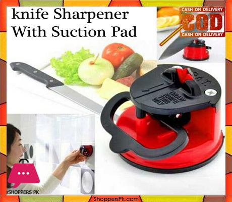 Knife Sharpener with Suction Pad