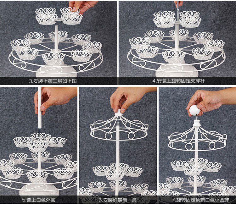 Carousel-Cupcake-Stand-12-counts,-Dessert-Stand-Holder-in-Pakistan-2