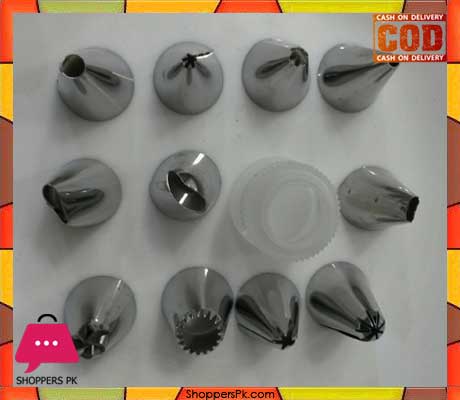 Cake Decorating Icing Nozzels With Coupler