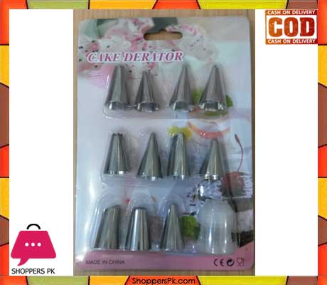 Cake Decorating Icing Nozzels With Coupler