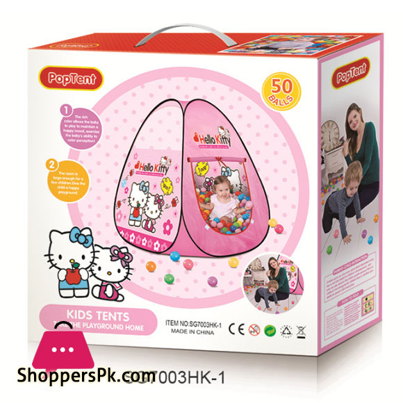 Hello Kitty Tent With 50 Soft Balls