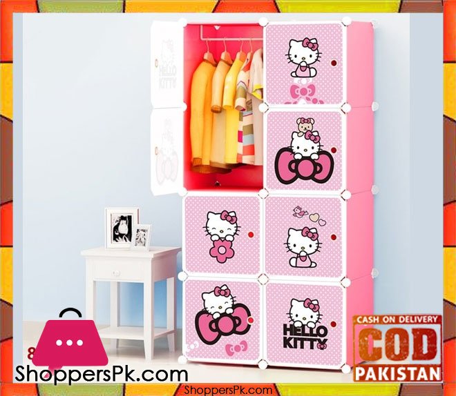 Hello Kitty Wardrobe Cabinet Box 8 Cubes Wardrobe