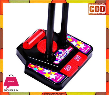 Jr. Drum Beat Set Real Effect Playing Electronic Toy
