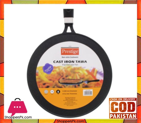 Prestige Cast Iron Tawa - 28 cm -15855