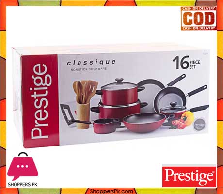 Prestige Classique Non-stick Cookware Set of 16 Piece Price in Pakistan