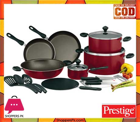 Prestige Classique Non-stick Cookware Set of 17 Piece Price in Pakistan -21822