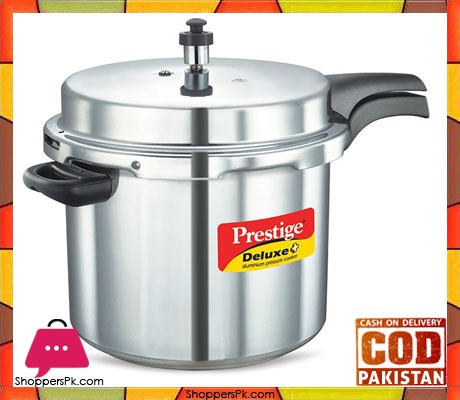 Prestige Deluxe Plus Aluminium Pressure Cooker 10 Liters 10704