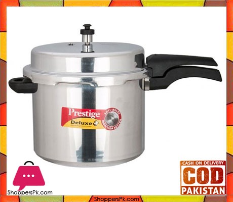 Prestige Deluxe Plus Aluminium Pressure Cooker 12 Liters 10705