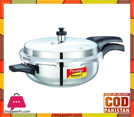 Prestige Deluxe Plus Aluminium Pressure Cooker 6 Liters 10706
