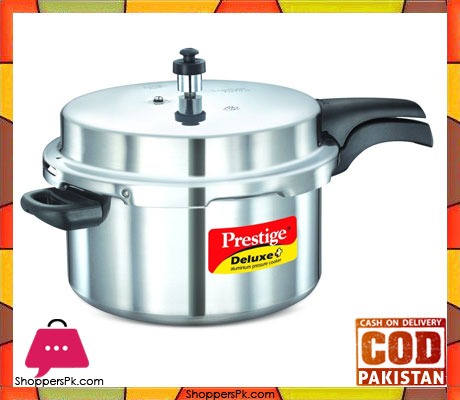 Prestige Deluxe Plus Aluminium Pressure Cooker 7.5 Liters 10703