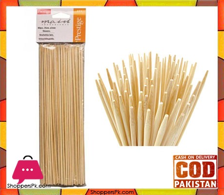 Prestige Wooden Skewers 80 Pcs