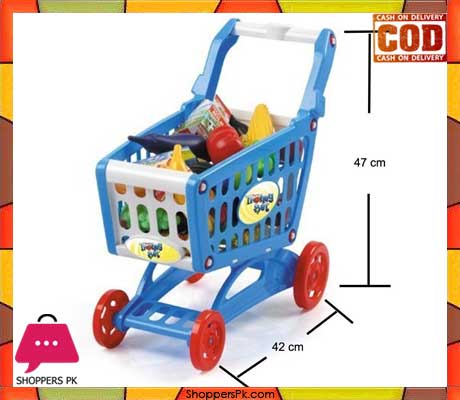 Shopping Cart & Food Play Set