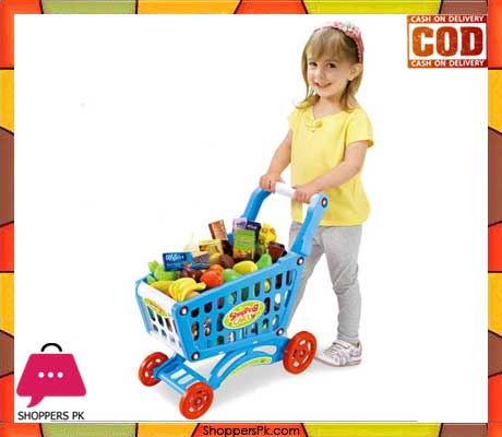 Shopping Cart & Food Play Set