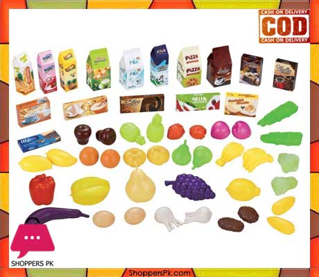 Shopping Cart & Food Play Set