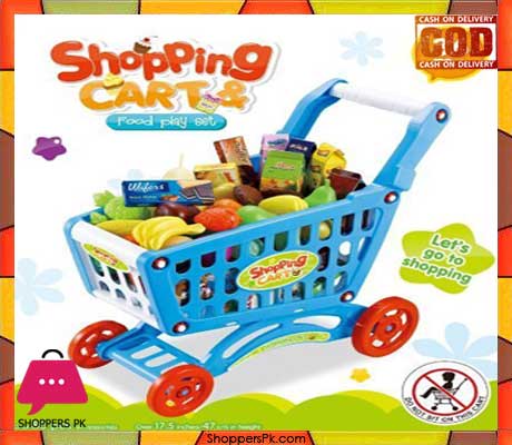 Shopping Cart & Food Play Set