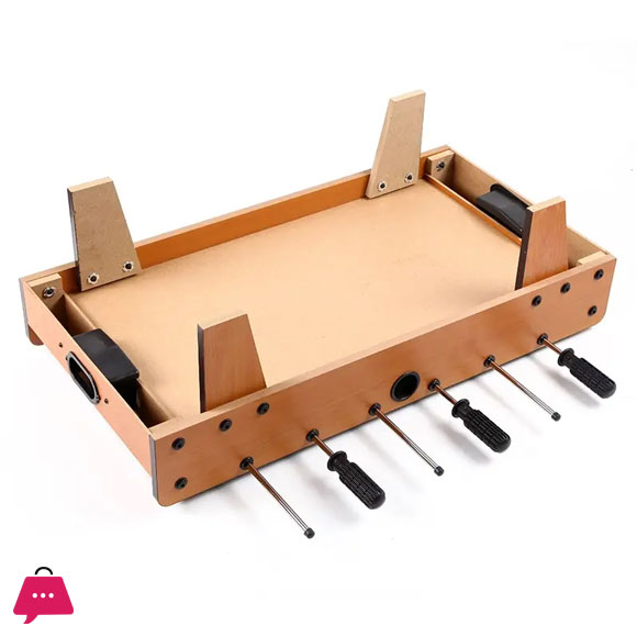 Table Football Childrens Toys 6 Poles Game - 6 Steel Rods